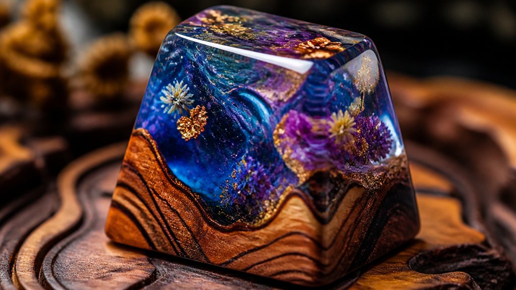 layered resin casting technique