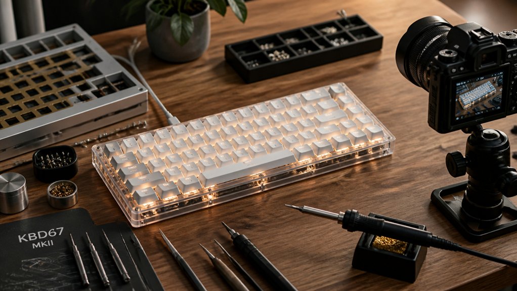 lightweight wireless keyboard construction