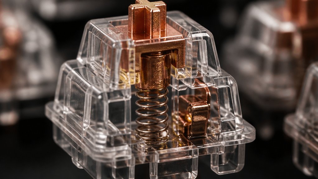 lubricate mechanical switch stems