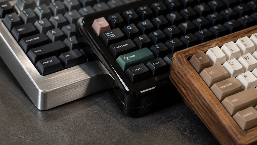 material influences keyboard sound