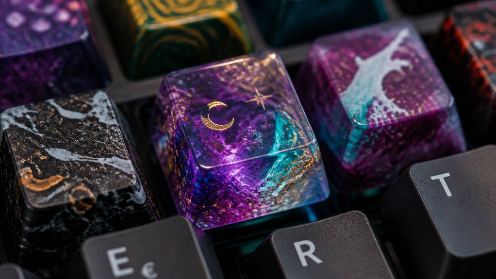 materials crafting unique keycaps