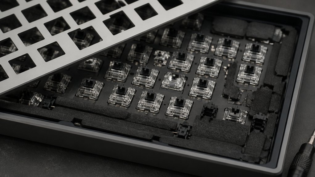 mechanical keyboard noise reduction