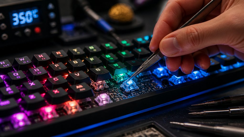 mechanical keyboard rgb troubleshooting