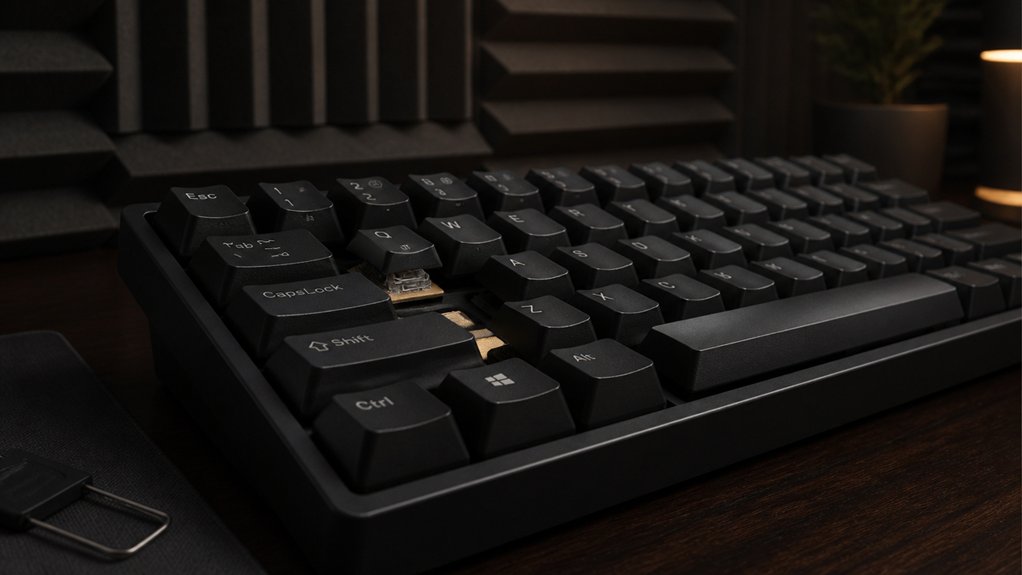 mechanical keyboard soundproofing techniques