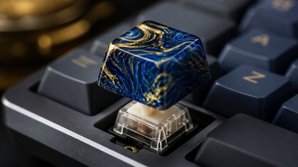 modular keyboard artisan keycap compatibility