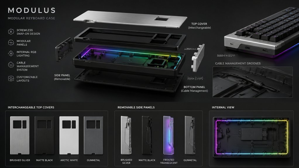 modular mechanical keyboard assembly