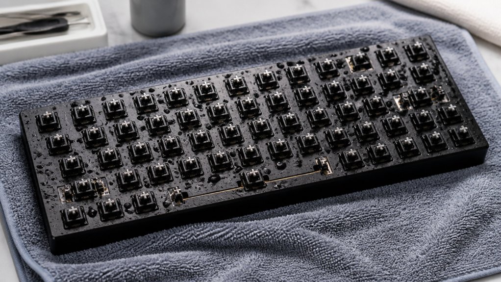 optimal keyboard drying time