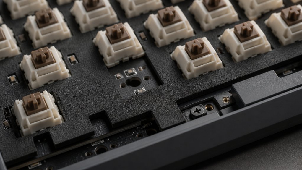 optimizing keyboard noise dampening