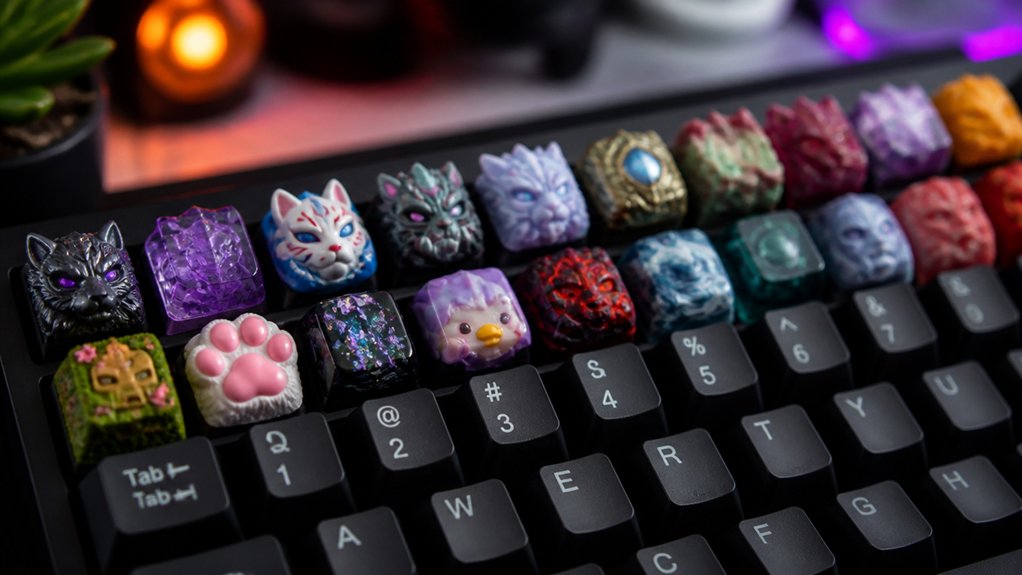 personalized durable artistic keycaps