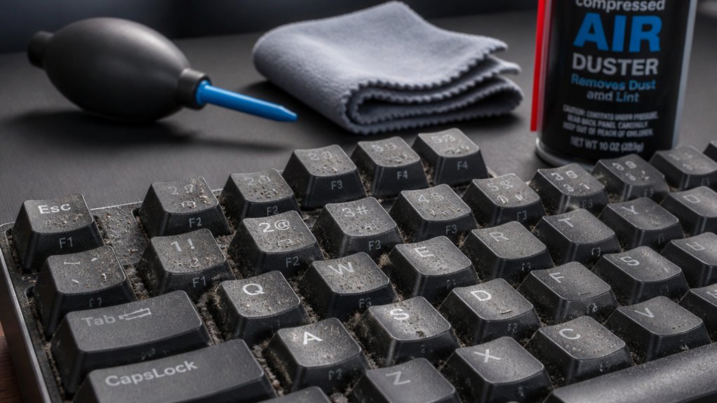prevent keyboard dust damage