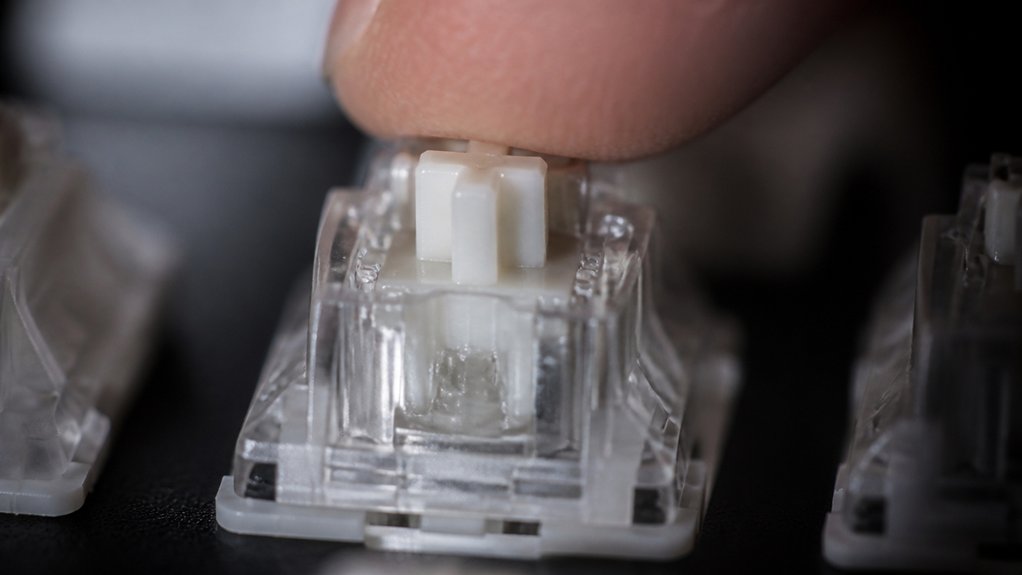 prevent over lubing tactile switches