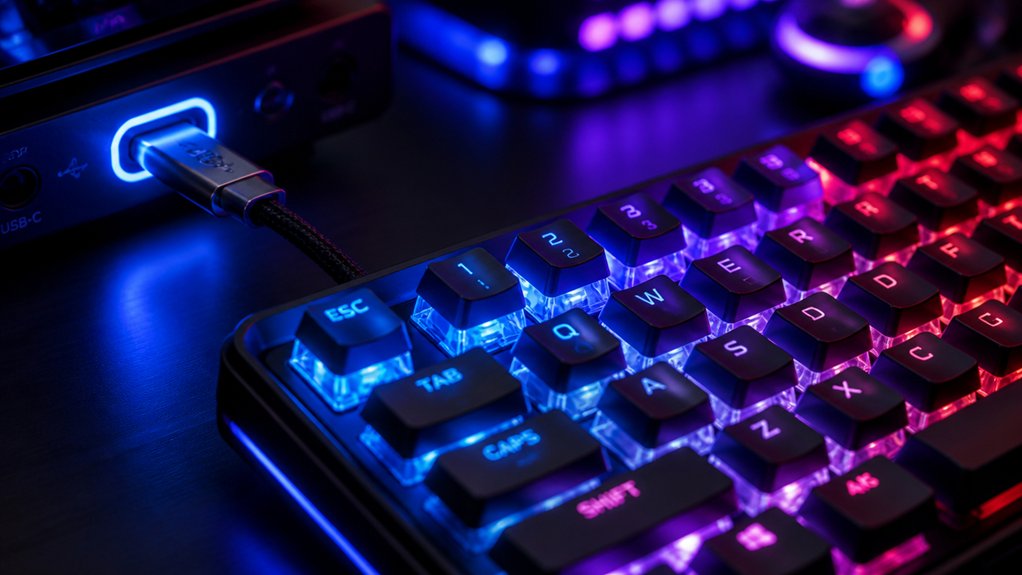 proper keyboard connection steps