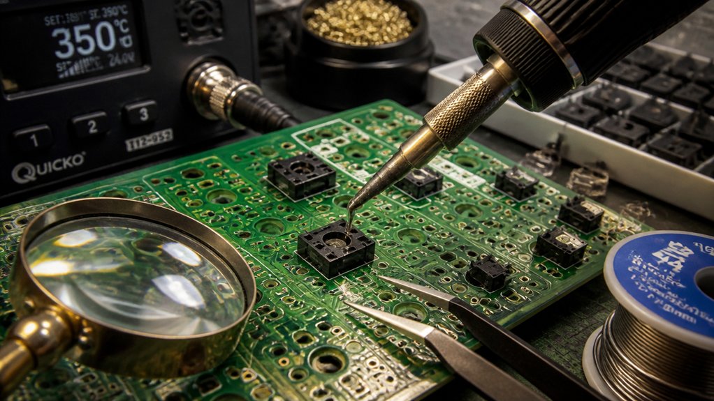properly resolder loose socket