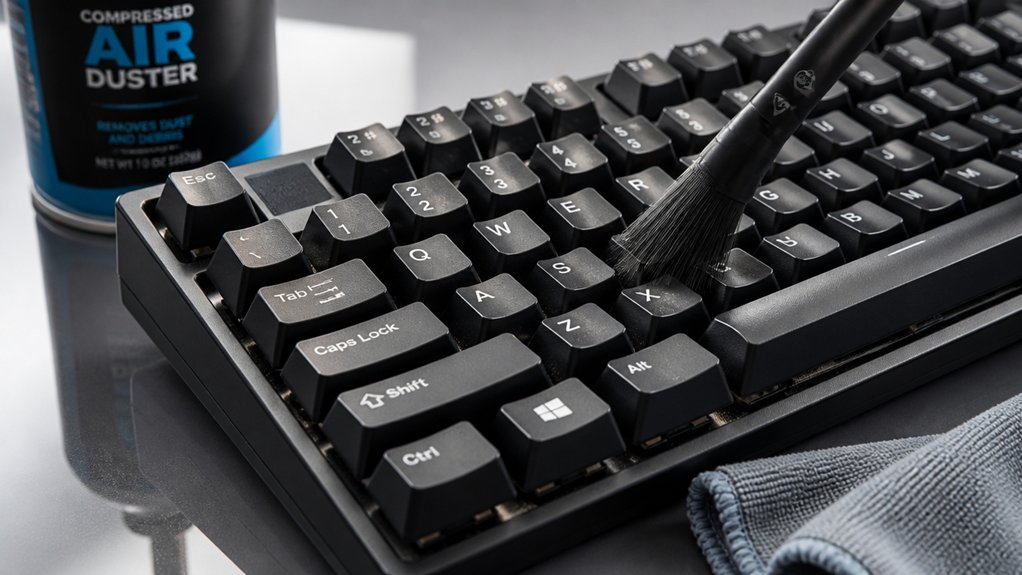 quick mechanical keyboard cleaning
