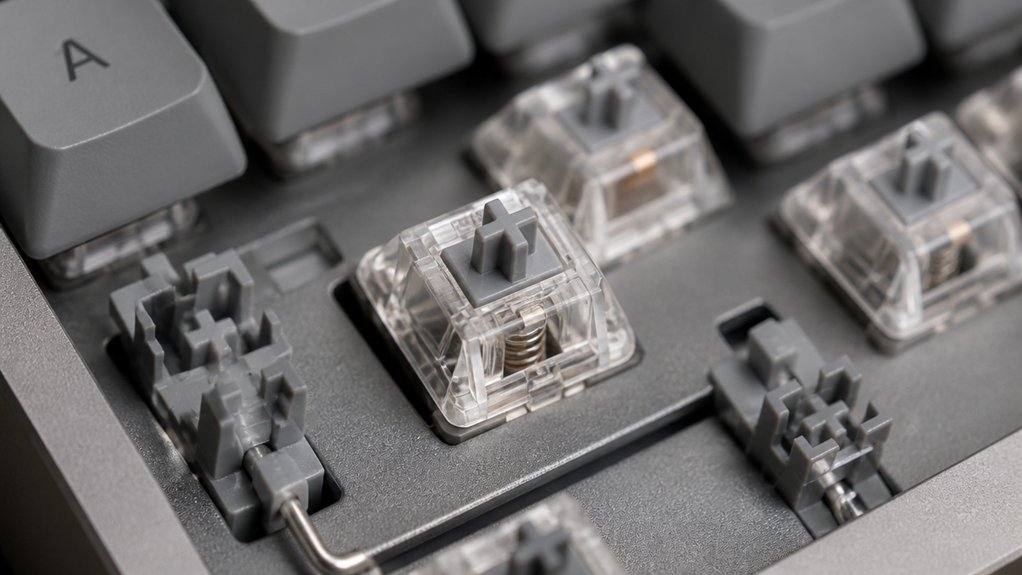 reducing keystroke friction noise