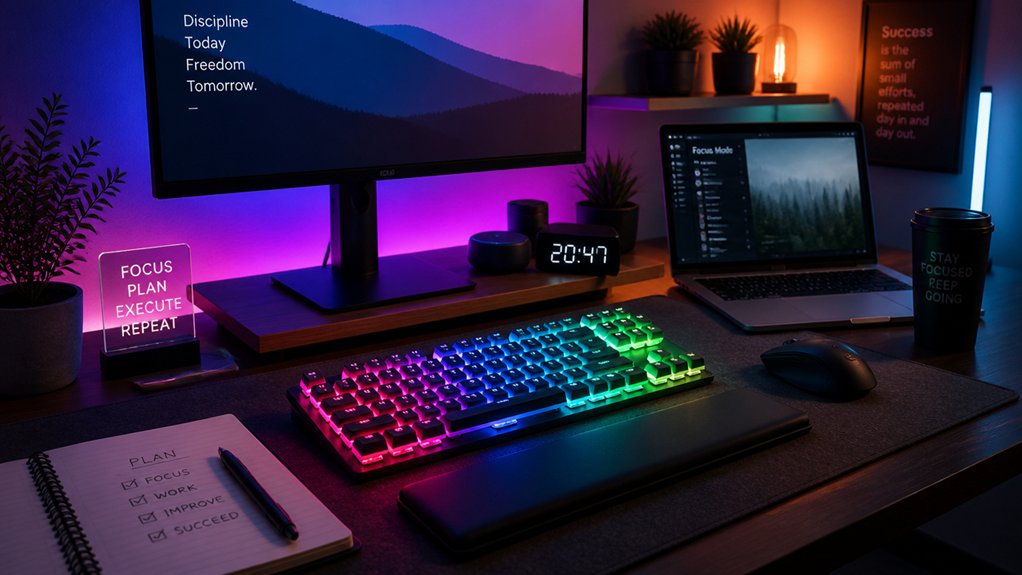 rgb lighting enhances productivity