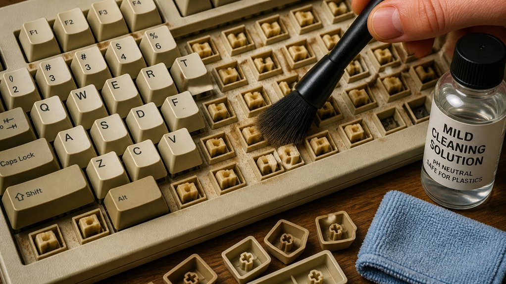 safe keycap cleaning steps