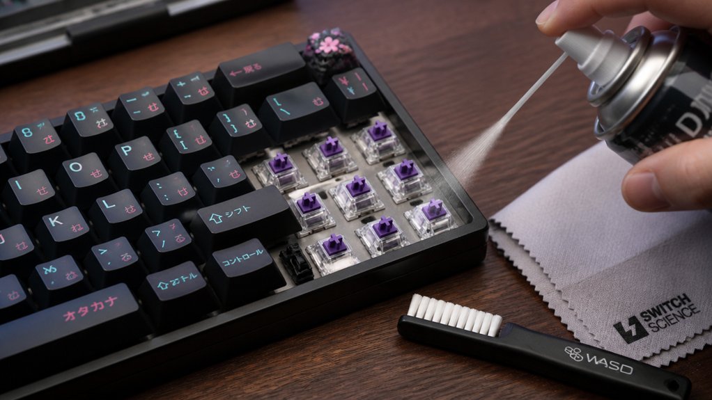 safe thorough keyboard cleaning