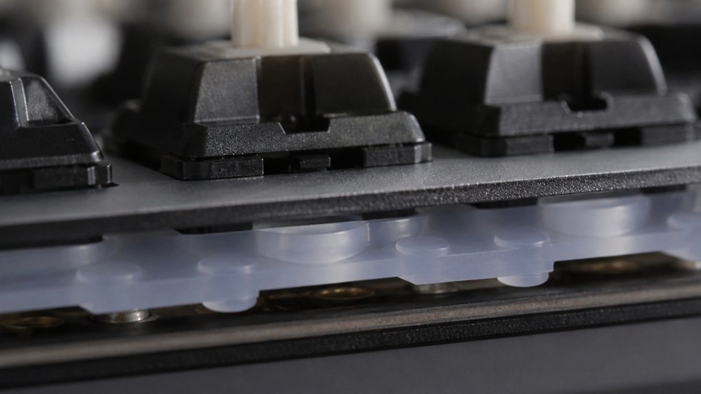 silicone pads reduce noise
