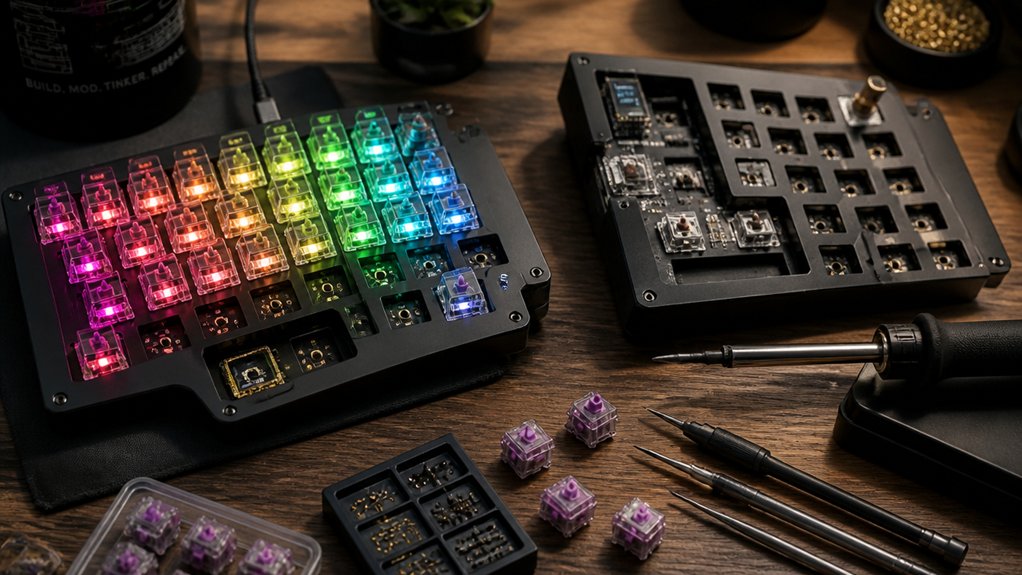 split keyboard component compatibility