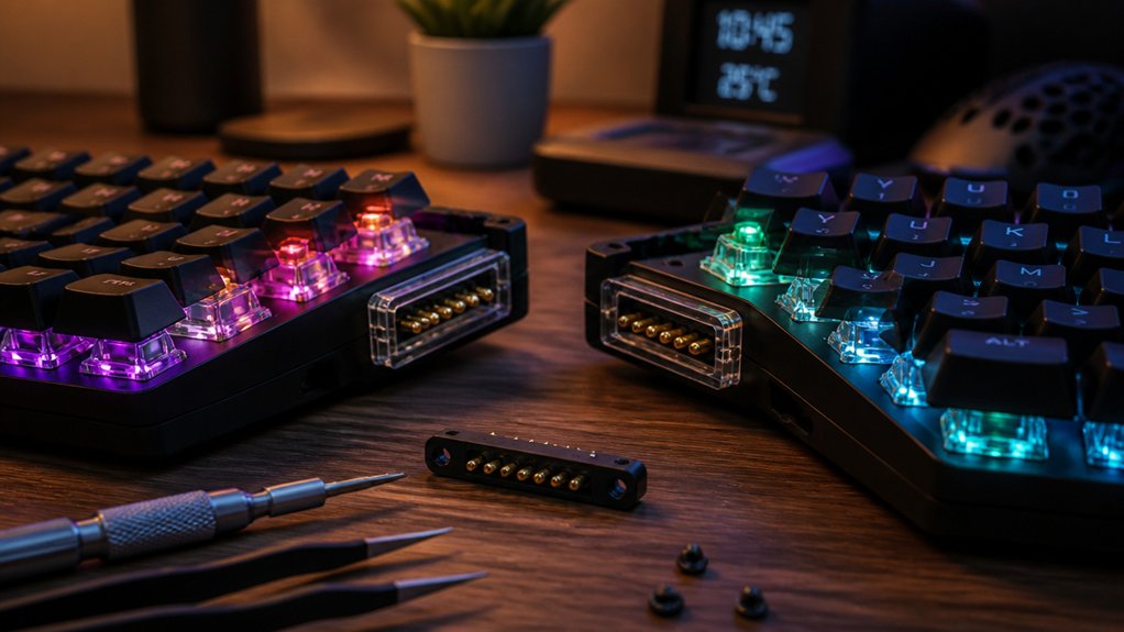 split mechanical keyboard tips