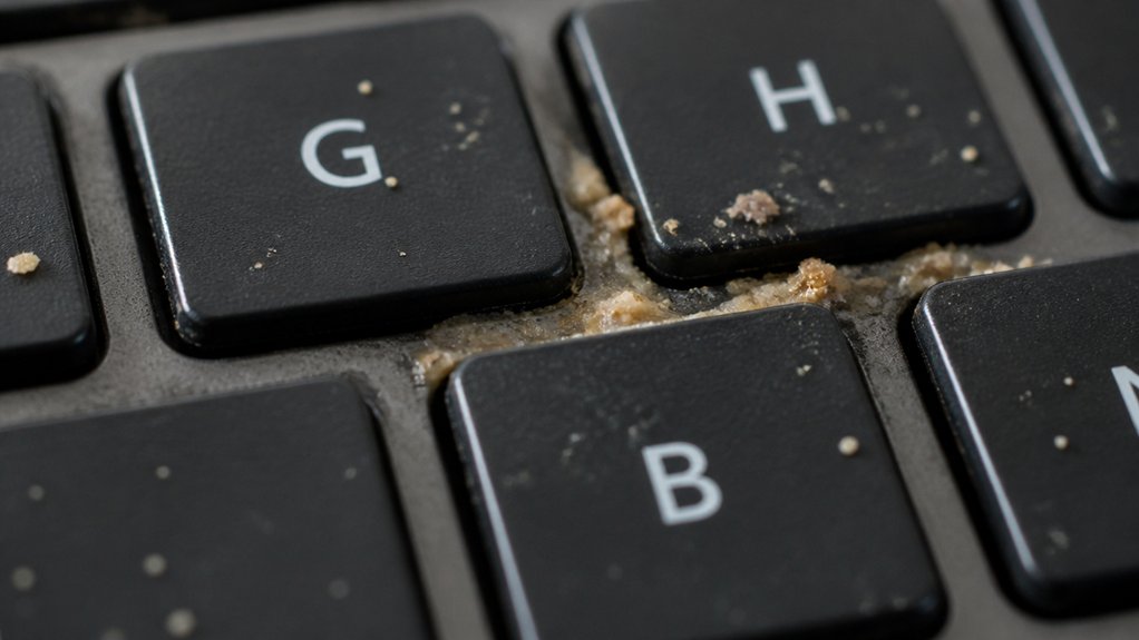 spot dried spills effectively