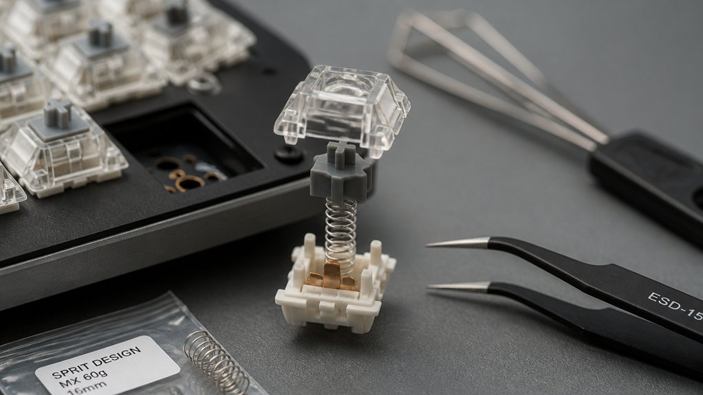 step by step keyboard switch disassembly
