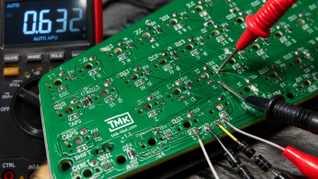 switch contacts and diodes