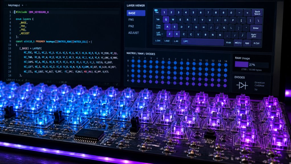 test and troubleshoot keyboard layers