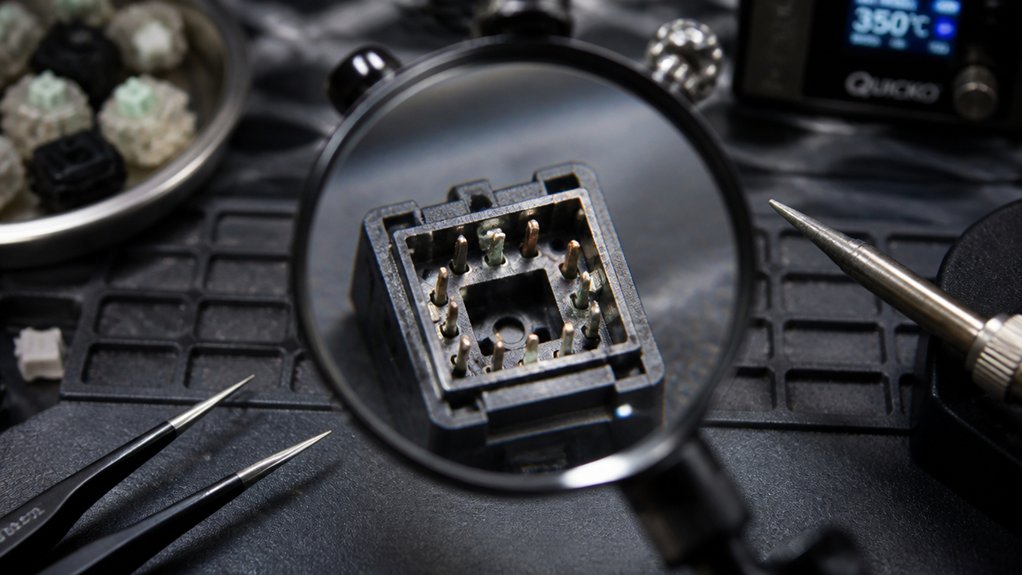 thorough keyboard socket inspection