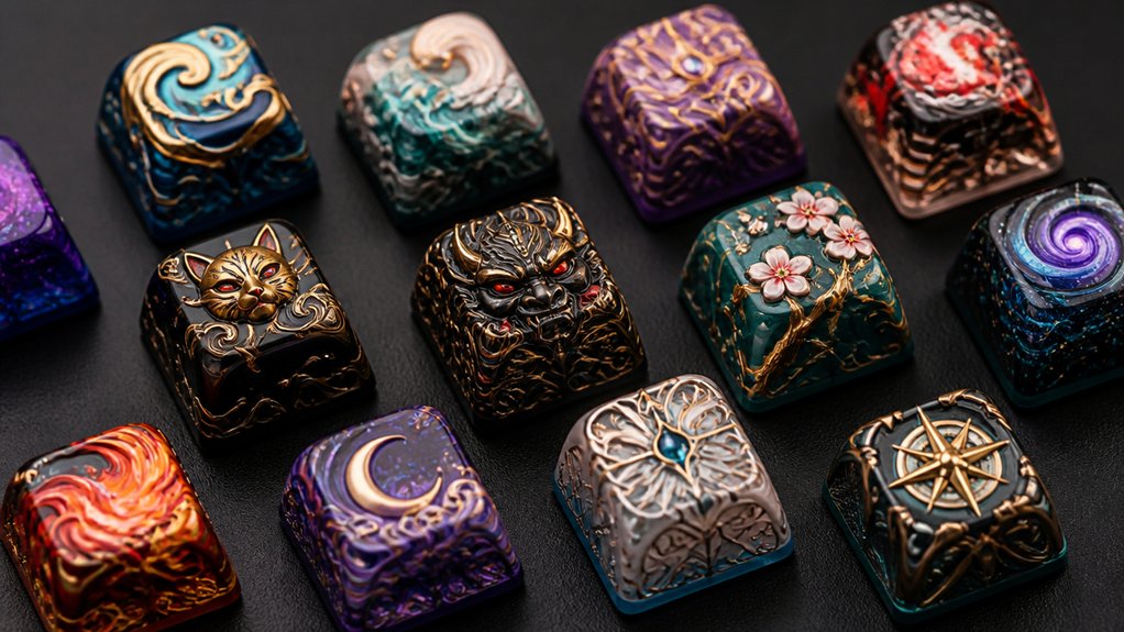 unique handcrafted keyboard collectibles