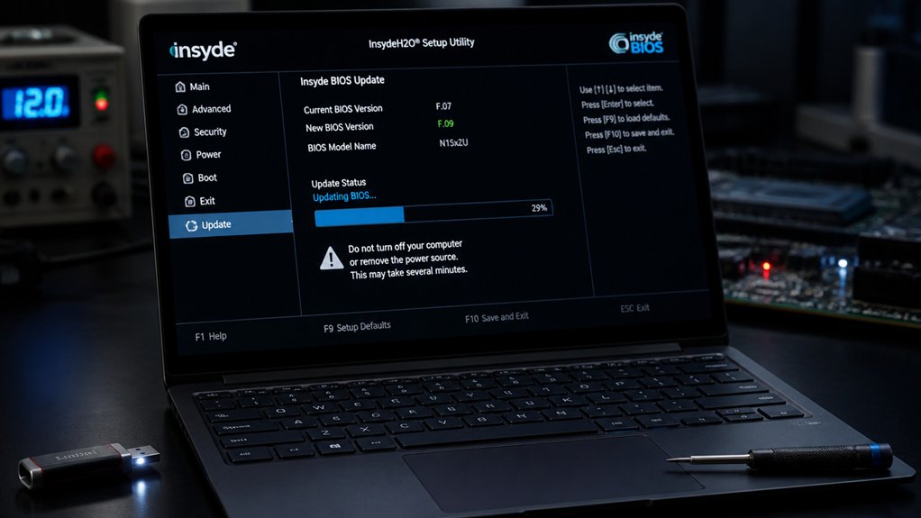 update bios and firmware
