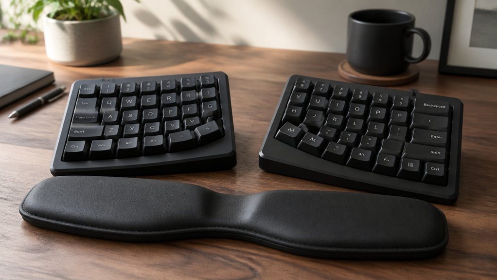 using ergonomic split keyboards