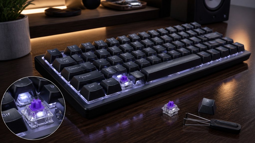 wireless durable customizable typing