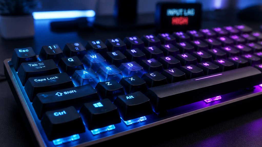 wireless keyboard input delay